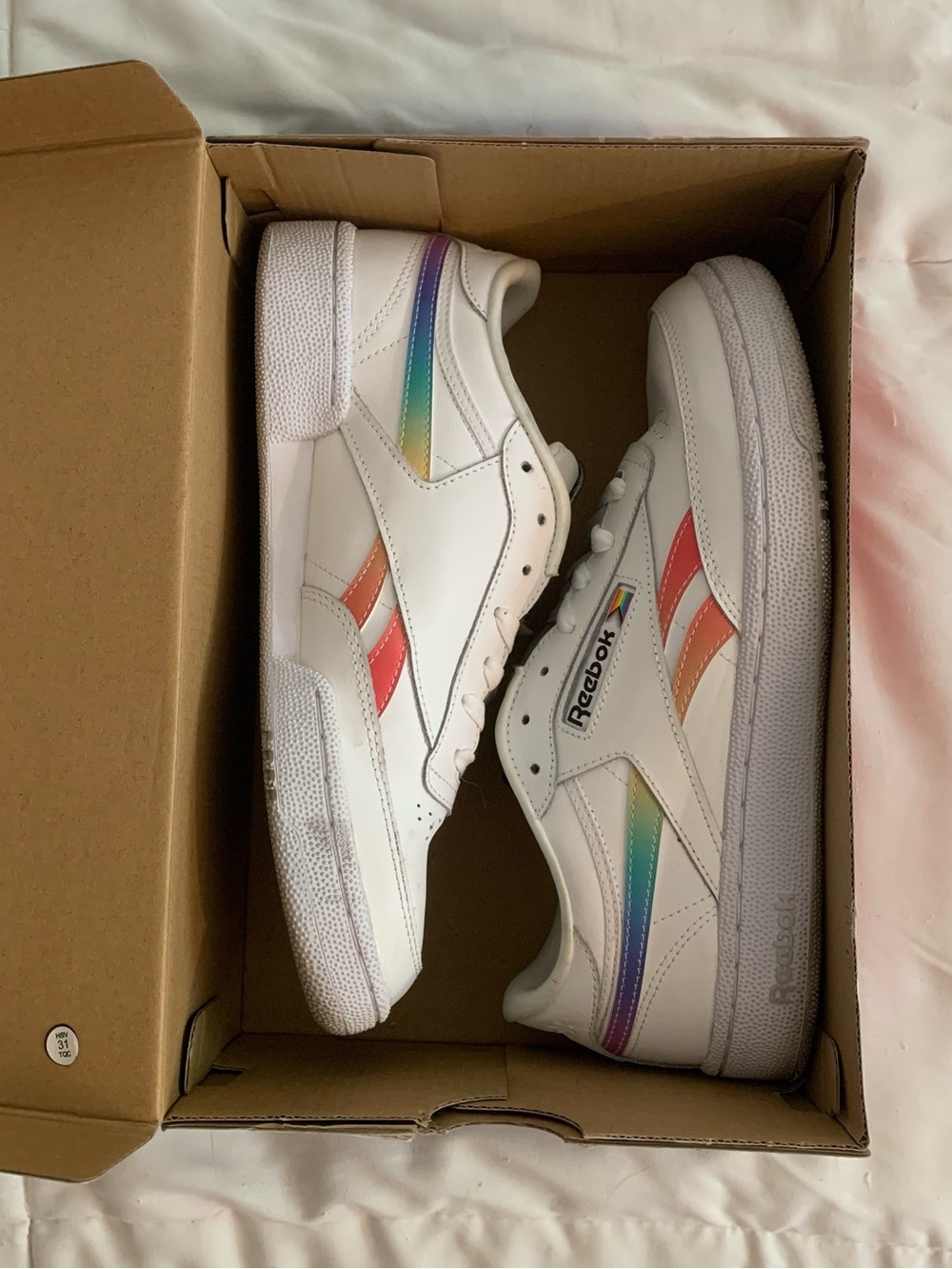 Reebok Club C Revenge Limited Edition Pride Sneakers Size 7.5 Men’s